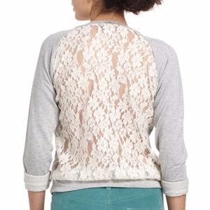 Bordeux Astern lace back Sweatshirt